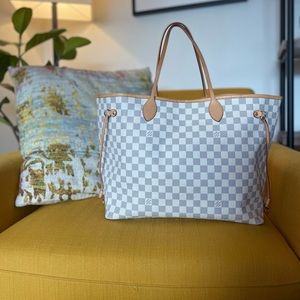 LV Neverfull and Clutch GM